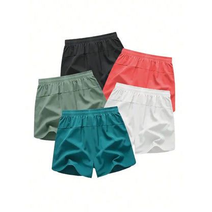 5-piece Men's Quick Dry Athletic Shorts