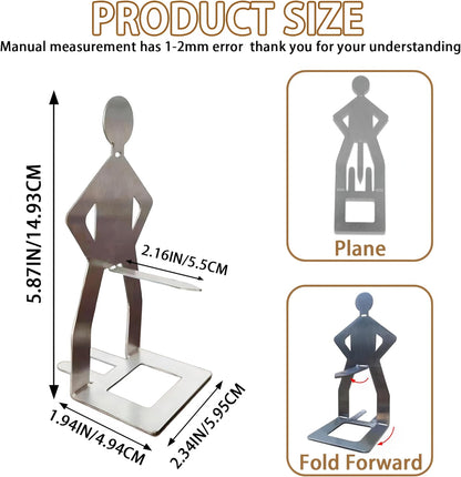 3PCS Funny BBQ Stand Man Hot Dog Holder