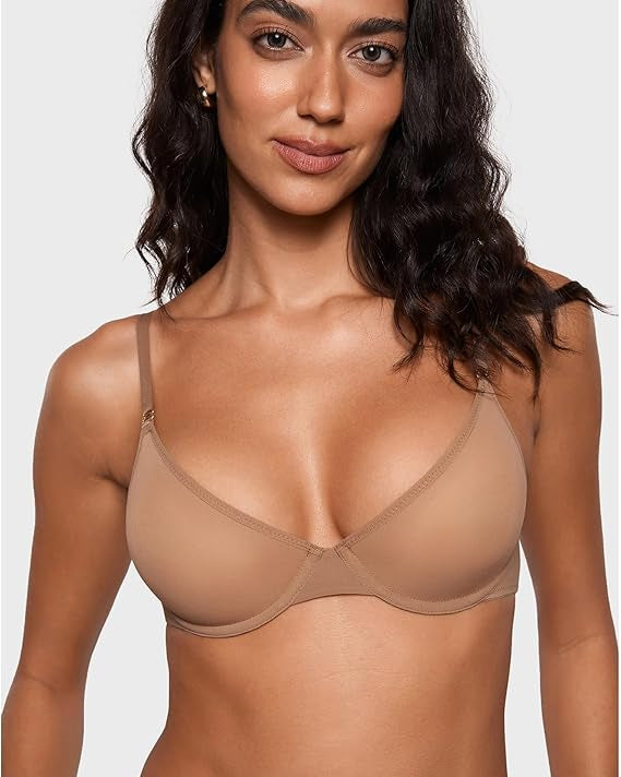 Women's Cosnufy Sheer Balconette Bra