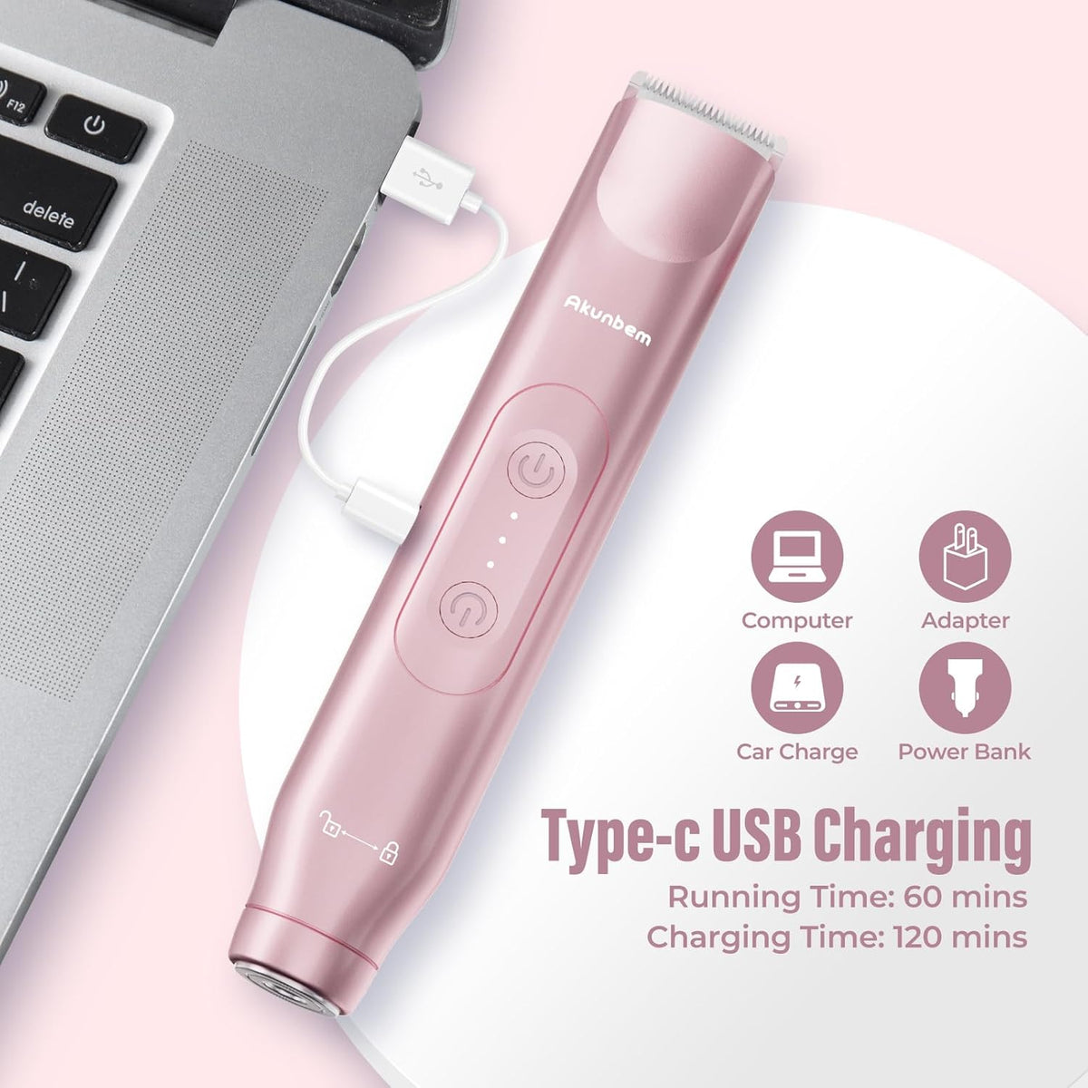 2-in-1 Electric Bikini Trimmer – Smooth, Gentle & Effortless Hair Removal for Women