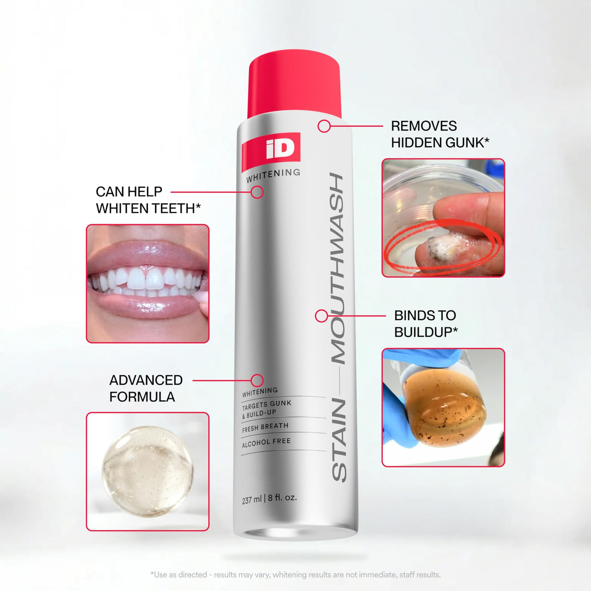 iD Stain Whitening Mouthwash – Fresh Breath & Brighter Smile