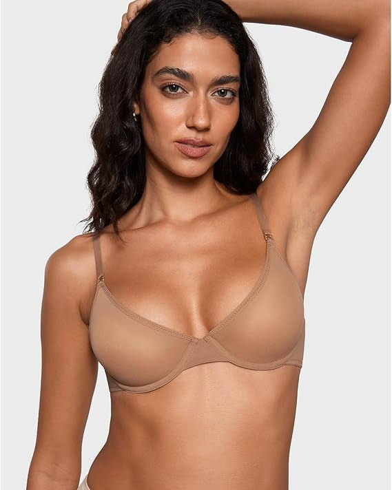 Women's Cosnufy Sheer Balconette Bra