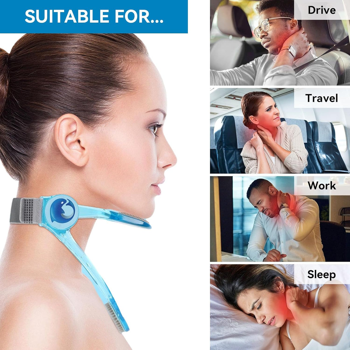 Neck Support Device – Posture & Cervical Care Brace
