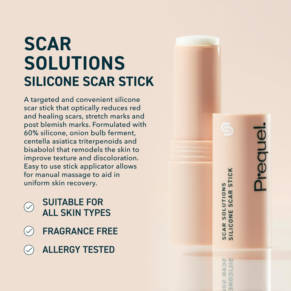 Prequel Skin Scar Solutions 60% Silicone Scar Stick