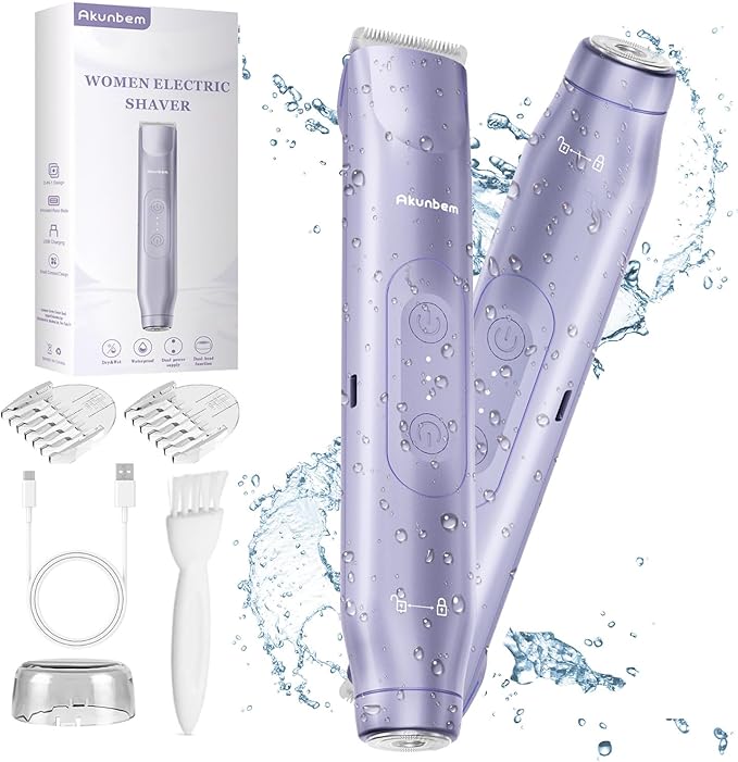 2-in-1 Electric Bikini Trimmer – Smooth, Gentle & Effortless Hair Removal for Women