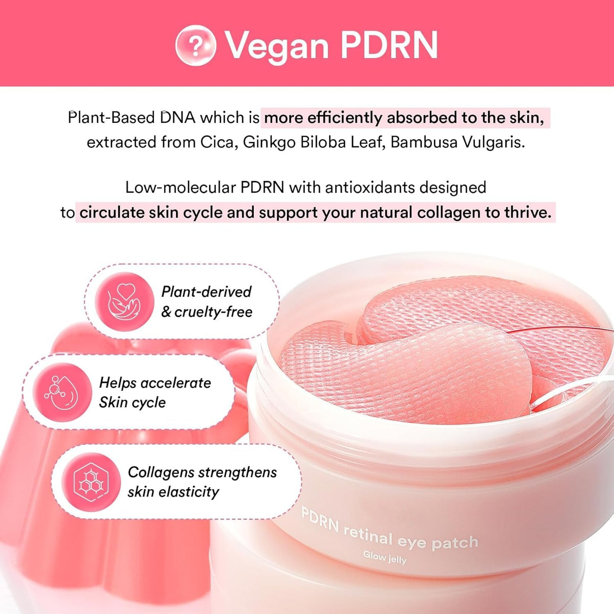 PDRN Retinal Eye Patch Glow Jelly