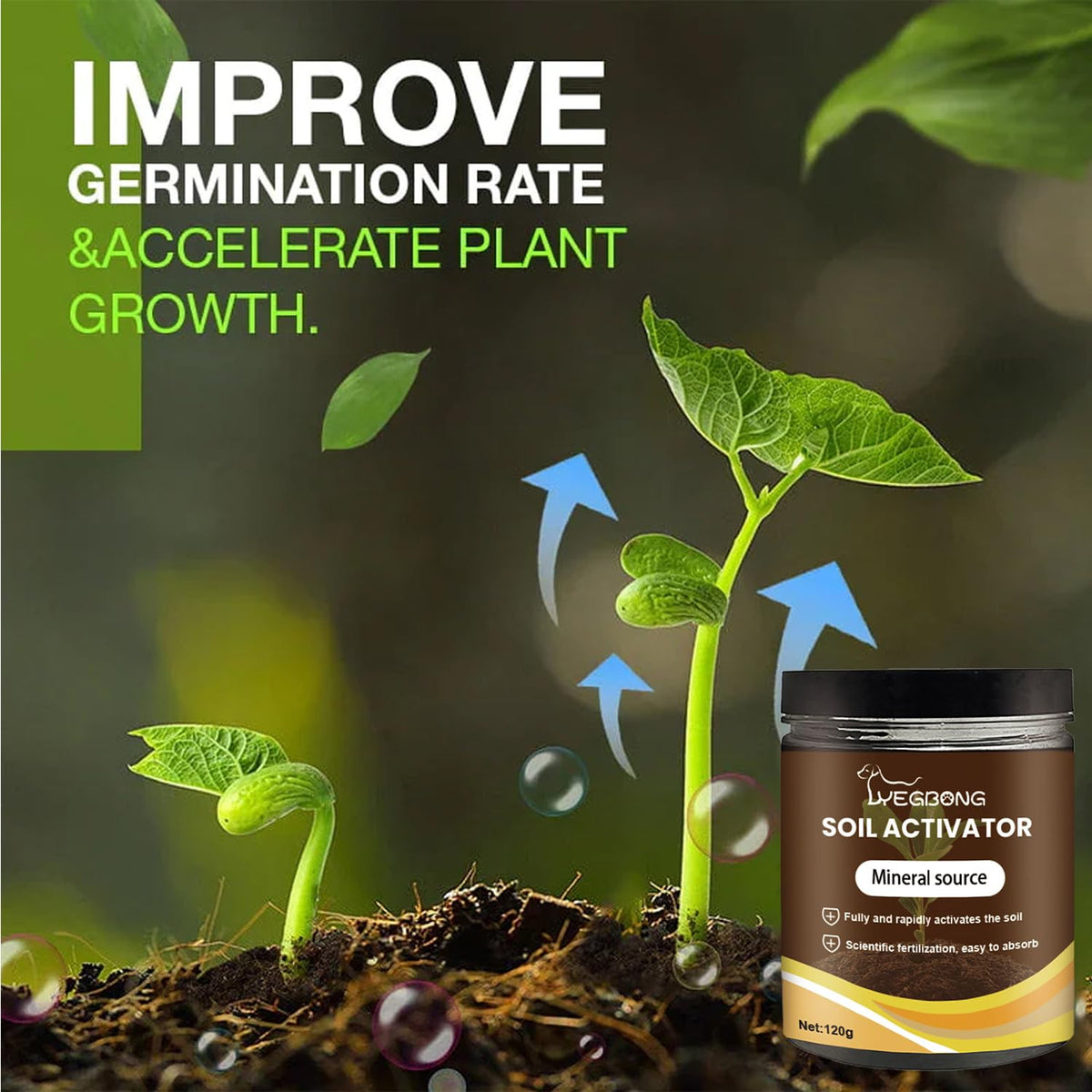 Soil Pro Activator – Organic Bone Meal Fertilizer for Plants