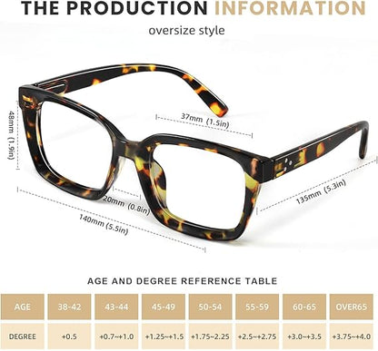 3 Pack Tortoiseshell Reading Glasses