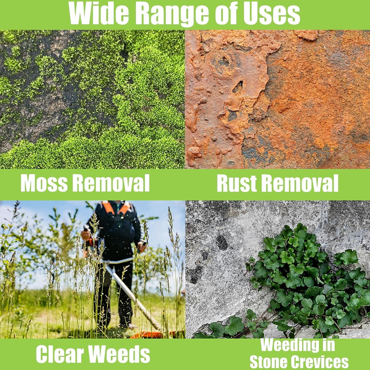 Heavy-Duty Steel Wire Trimmer Head for Cordless Weed Trimmers