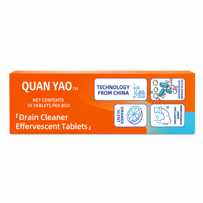 Drain Cleaner Effervescent Tablets for Fresh & Clear Pipes