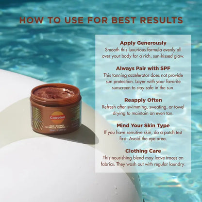 Gold Shimmer intensive Tanning Gel