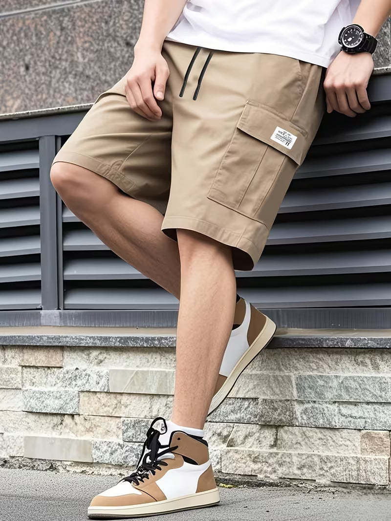 Men’s Summer 2-Pack Cargo Shorts with Multiple Pockets