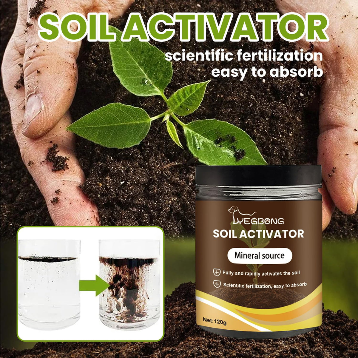 Soil Pro Activator – Organic Bone Meal Fertilizer for Plants
