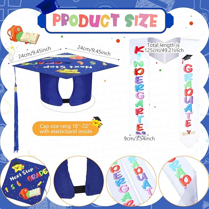 Preschool Graduation Cap and Gown Set Class of 2026