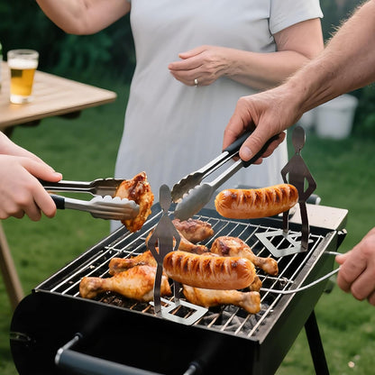 3PCS Funny BBQ Stand Man Hot Dog Holder
