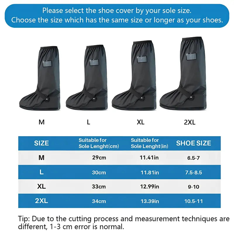 Waterproof Rain Shoe Covers 2-Pack