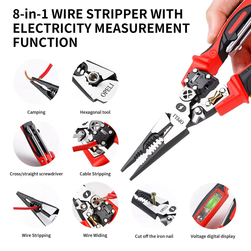 8-in-1 Multi-Function Wire Stripper