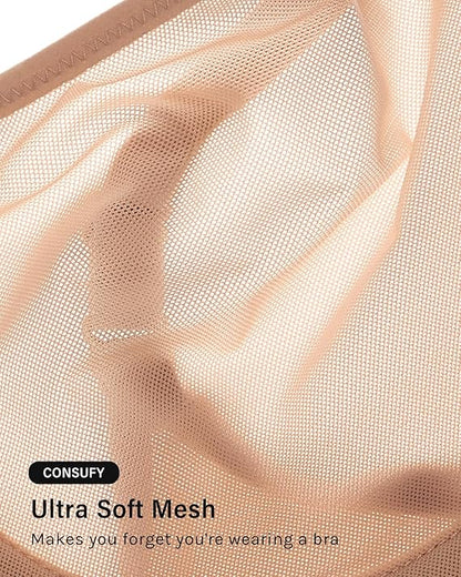 Women's Cosnufy Sheer Balconette Bra
