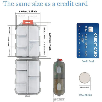 Portable Travel Pill Organizer