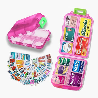 Portable Travel Pill Organizer
