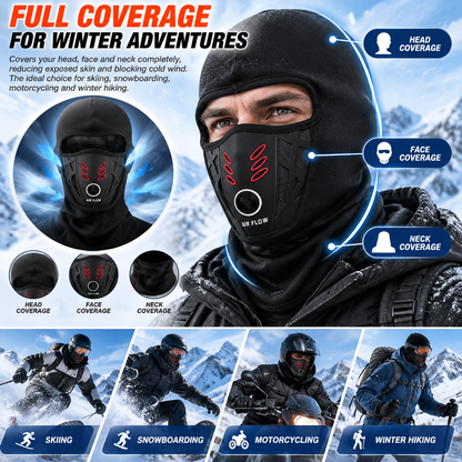 Windproof Winter Balaclava Ski Mask with Thermal Fleece Lining
