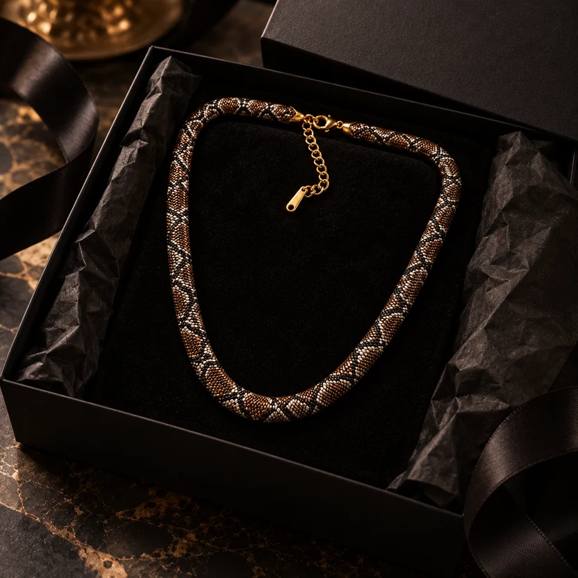 The Serpent Statement Necklace