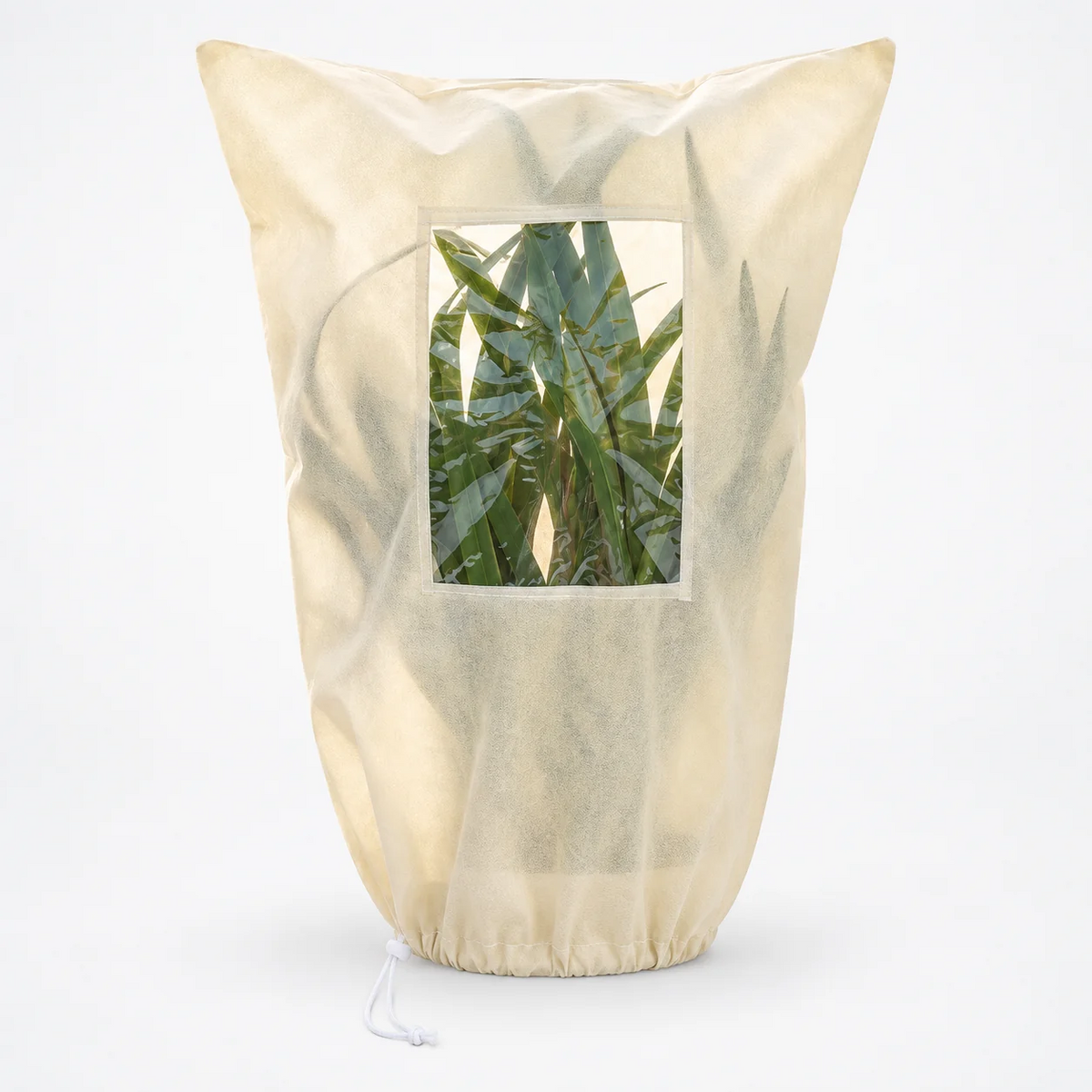 Mesh Window Zippered Plant Frost Cover
