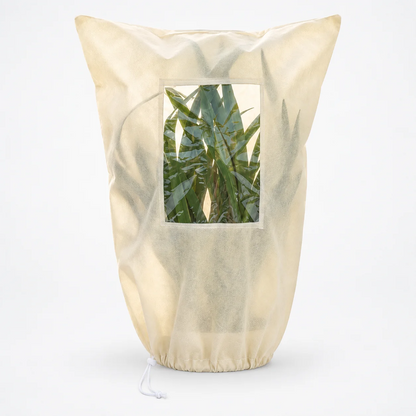 Mesh Window Zippered Plant Frost Cover