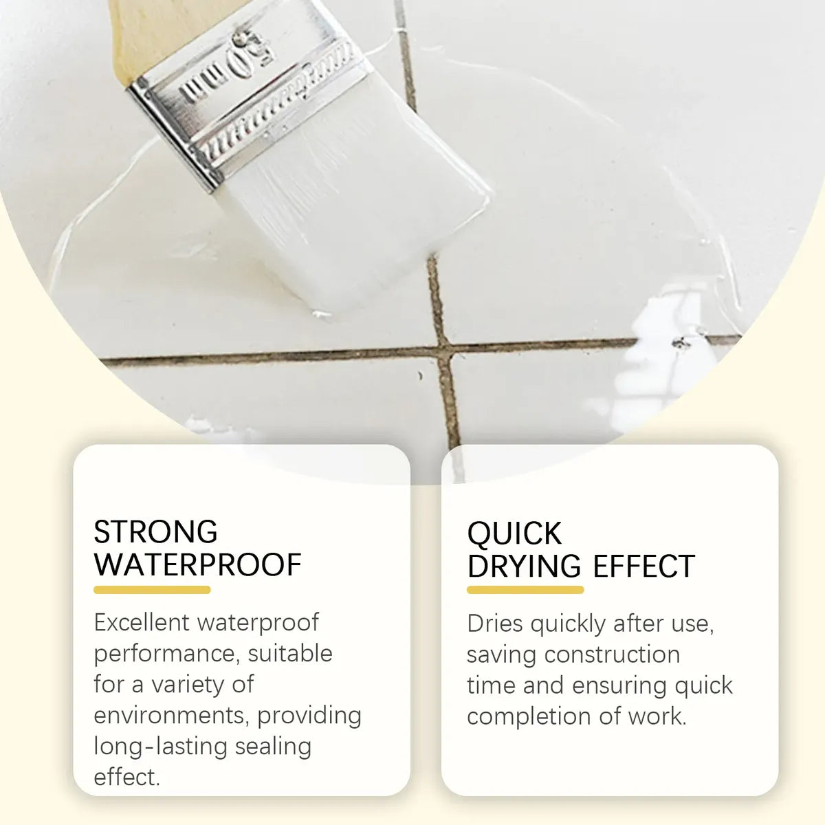 Transparent Waterproof Adhesive for Tile, Bathroom & Roof Repair