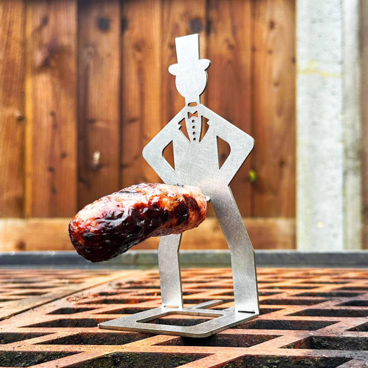 3PCS Funny BBQ Stand Man Hot Dog Holder