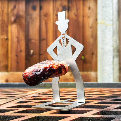 3PCS Funny BBQ Stand Man Hot Dog Holder