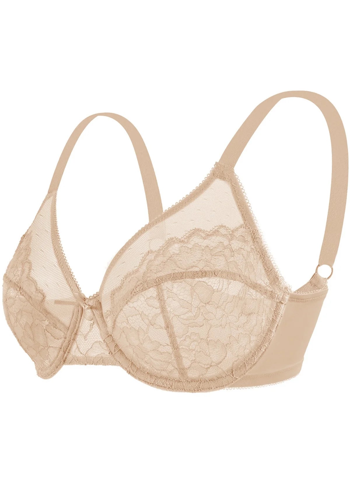 Enchante Unlined Non-padded Lace Underwire Bra