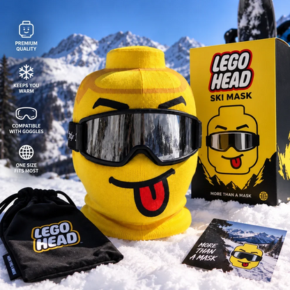 2026 Ski Mask Head -Yellow Balaclava Funny Face Mask