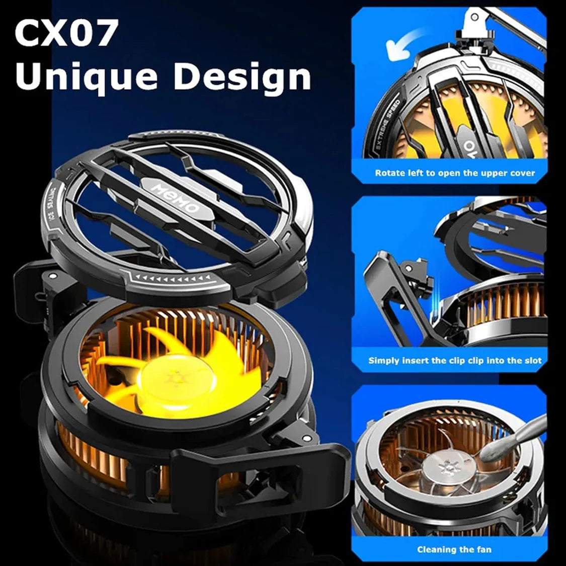 CX07 Magnetic Phone Cooler Fan