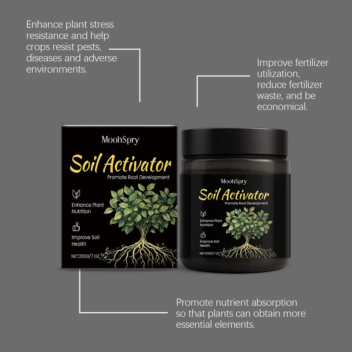 Soil Pro Activator – Organic Bone Meal Fertilizer for Plants