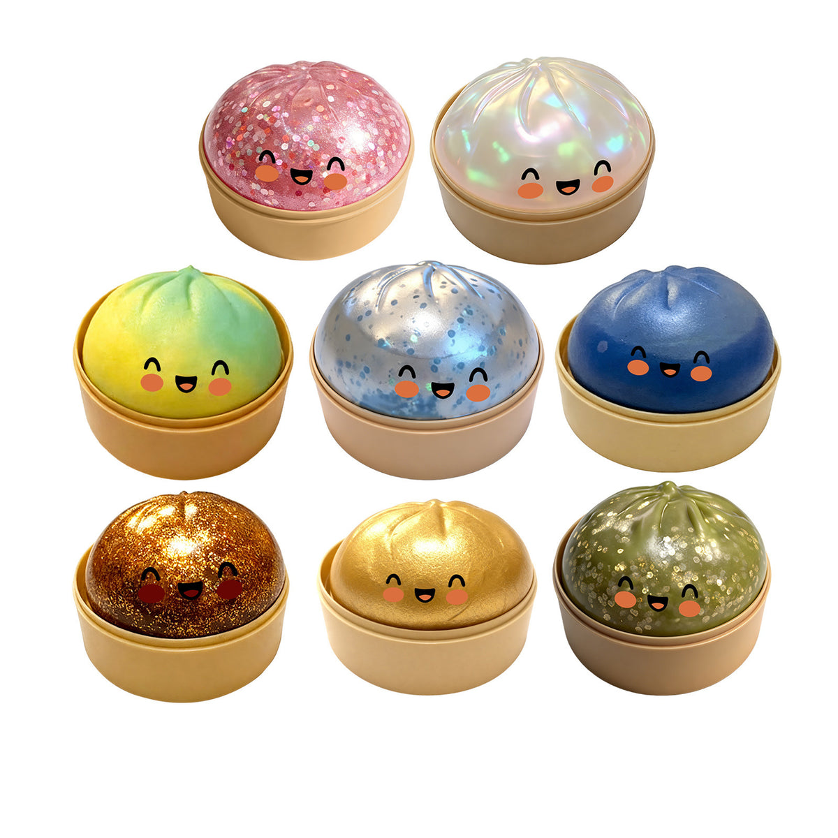 Glitter Dumpling Squishy