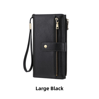 Women’s Small Tri-Fold Wallet – 18 Card Slots, Compact Design