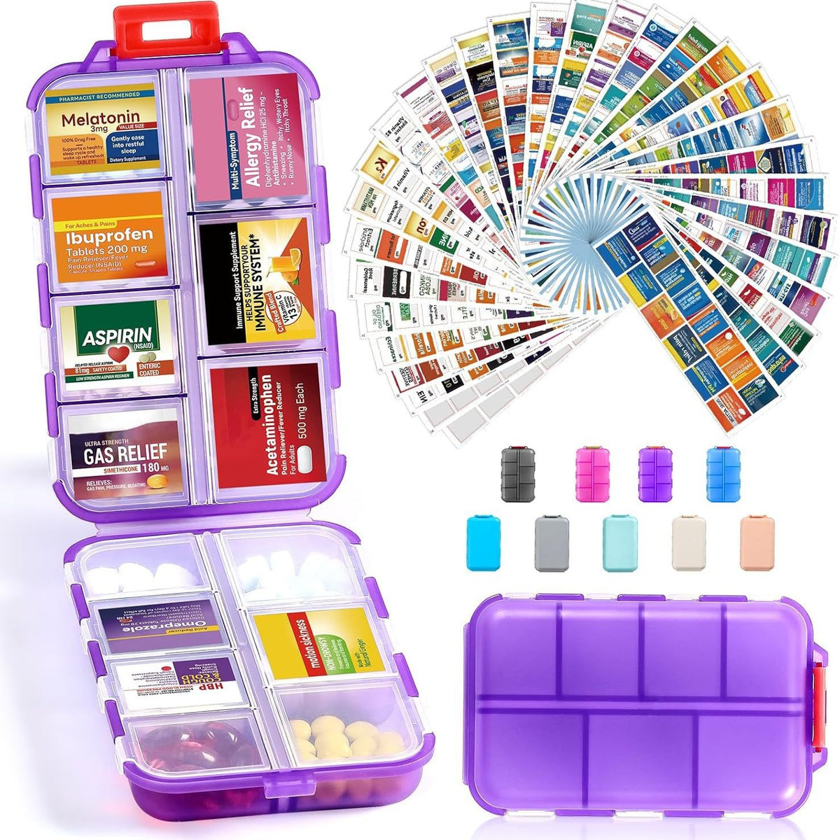 💊Portable Travel Pill Organizer