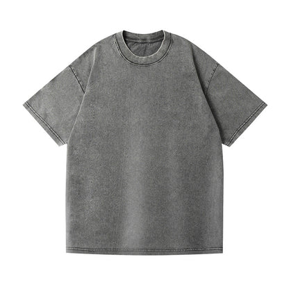 Men’s Oversized Vintage Washed T-Shirt (4pcs) – Loose Fit Cotton Tee