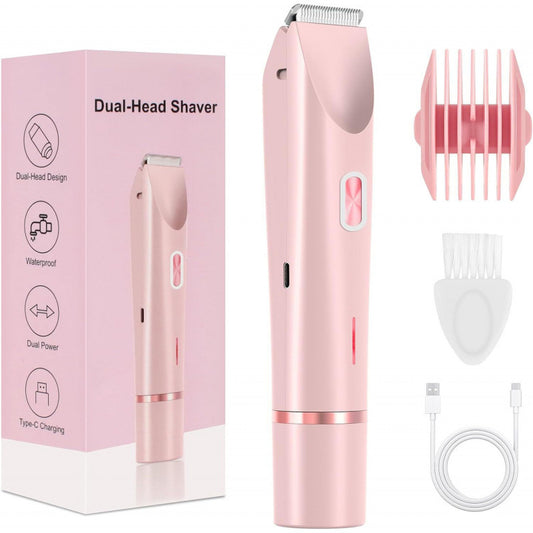 2-in-1 Electric Bikini Trimmer – Smooth, Gentle & Effortless Hair Removal for Women