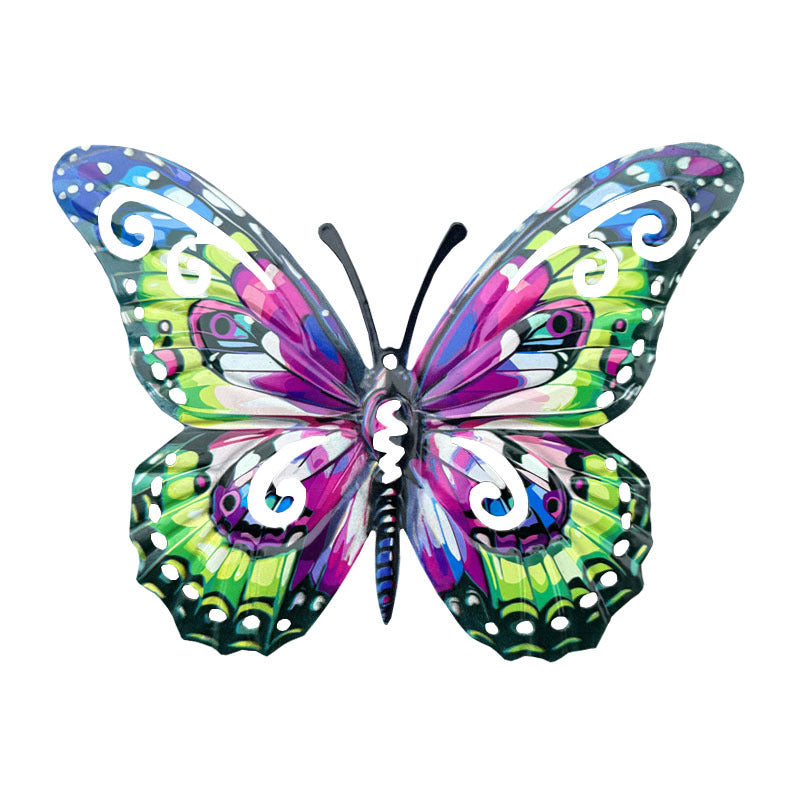 3D Metal Butterfly Wall Decor – Vibrant Outdoor Garden Art