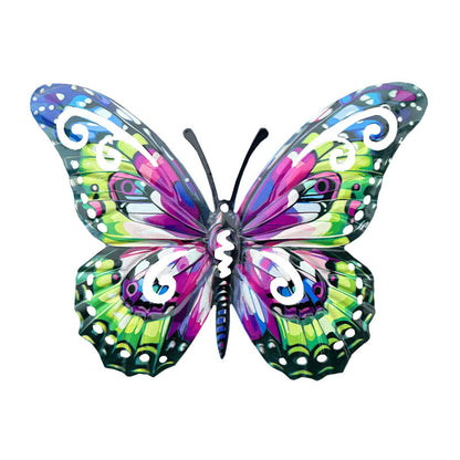 3D Metal Butterfly Wall Decor – Vibrant Outdoor Garden Art