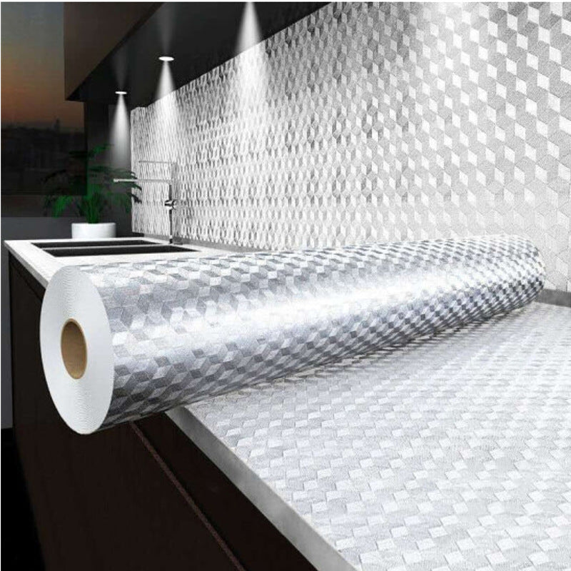 Peel & Stick Aluminum Foil Wallpaper  (40cm*3m/5m/8m)