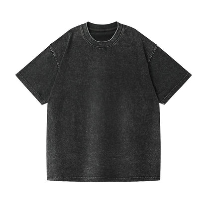 Men’s Oversized Vintage Washed T-Shirt (4pcs) – Loose Fit Cotton Tee