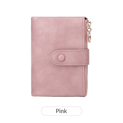 Women’s Small Tri-Fold Wallet – 18 Card Slots, Compact Design