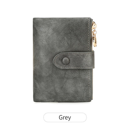 Women’s Small Tri-Fold Wallet – 18 Card Slots, Compact Design