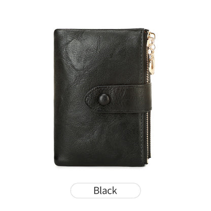 Women’s Small Tri-Fold Wallet – 18 Card Slots, Compact Design
