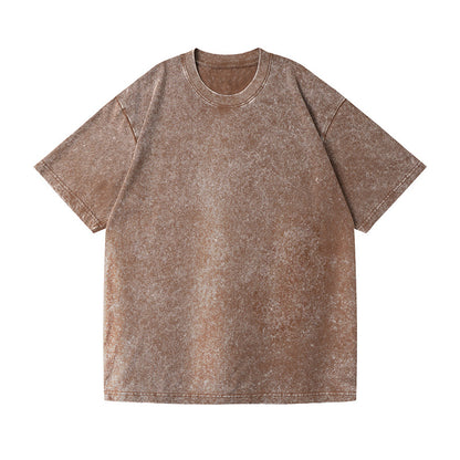 Men’s Oversized Vintage Washed T-Shirt (4pcs) – Loose Fit Cotton Tee