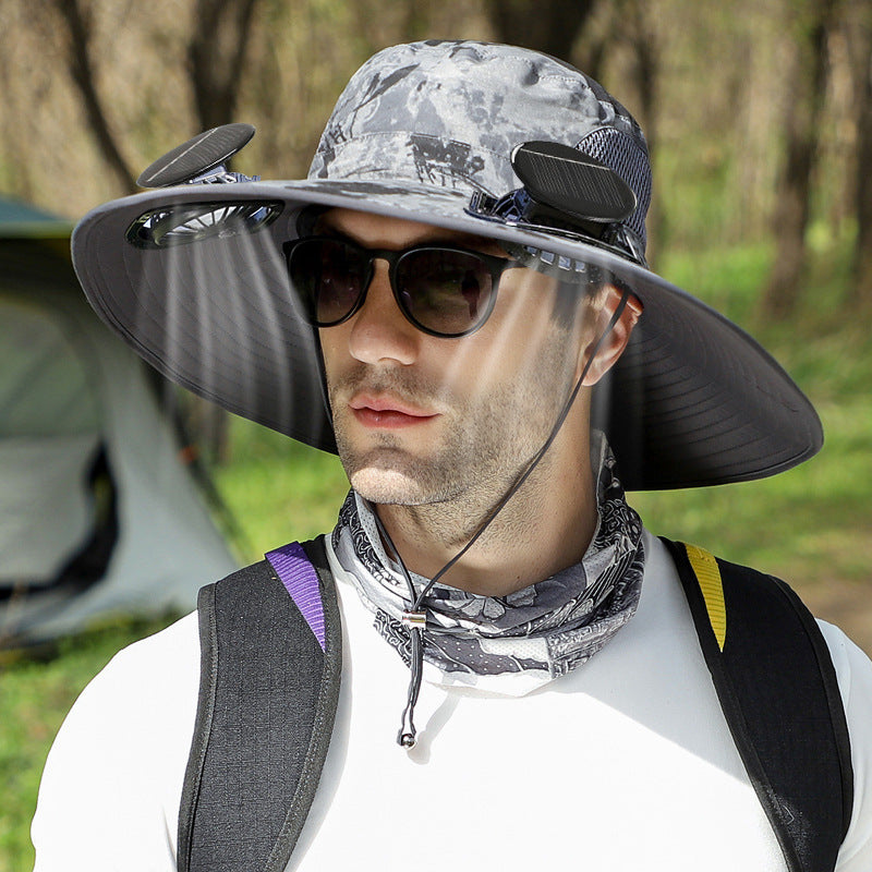 Ultralight Solar Dual Fan Cooling Sun Hat