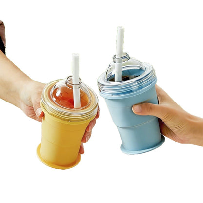 Foldable Silicone Ice Ball Cup – 2-in-1 Drink & Mold